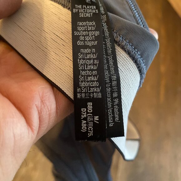 The Player Victoria's Secret Racerback Sports Bra Medium Wireless Victoria Sport - Picture 4 of 4